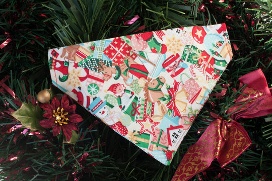 Christmas Dog Collar Bandanas