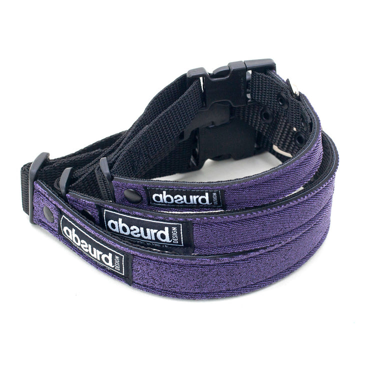 Neoprene Dog Collar: Amethyst