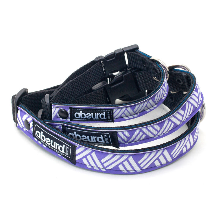 Neoprene Dog Collar: BlueberryPie