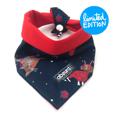 Christmas Fun Dog Bandana: Furry Christmas