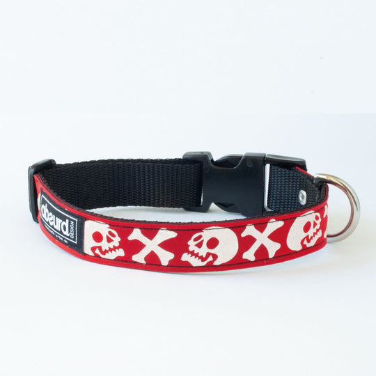 Neoprene Dog Collar: Pirate