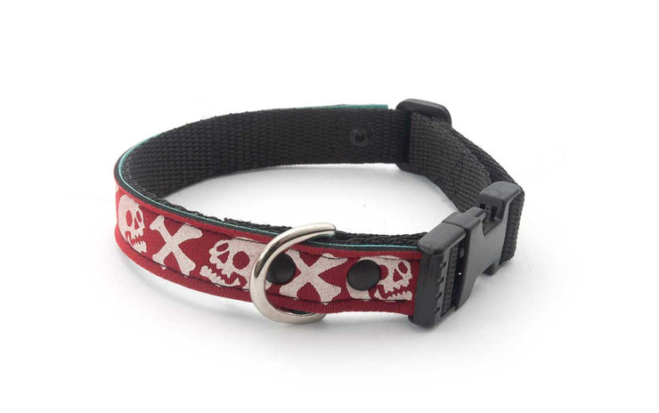 Neoprene Dog Collar: Pirate