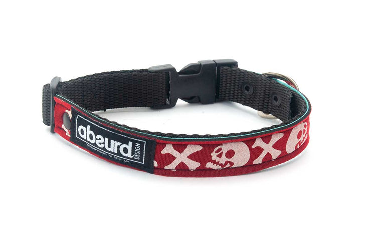 Neoprene Dog Collar: Pirate