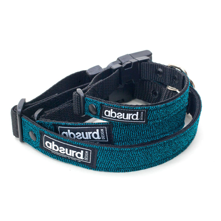 Neoprene Dog Collar: Rock Pool