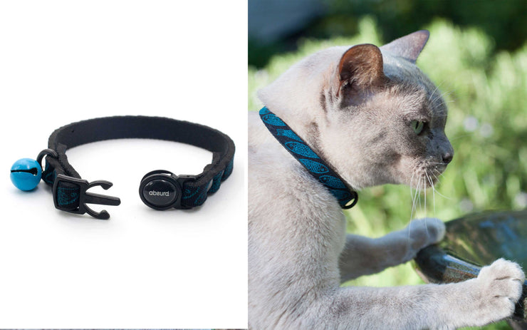 Upcycled Neoprene Breakaway Cat Collar