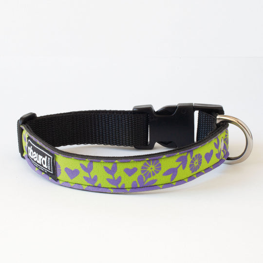 Neoprene Dog Collar: Tea Party