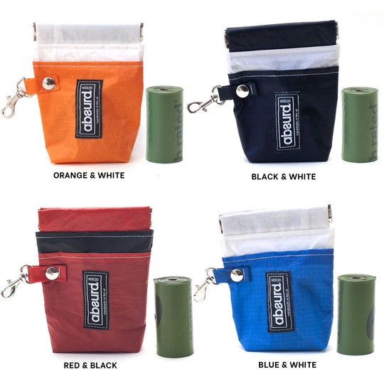 Upcycled Dog Poop Bag Holder &amp; Dog Treat Bag