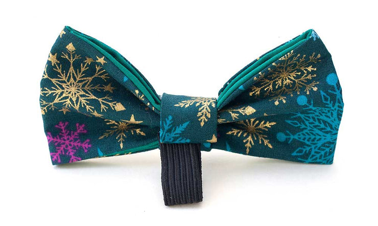 Christmas Fabric Bow : Winter Wonderland
