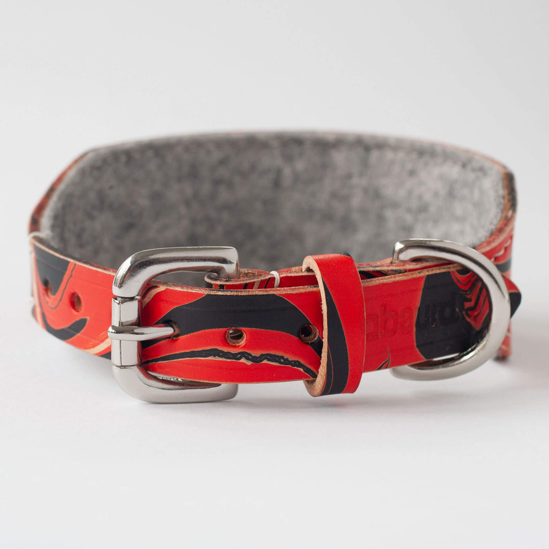 Leather Hound Collar : BloodyMary