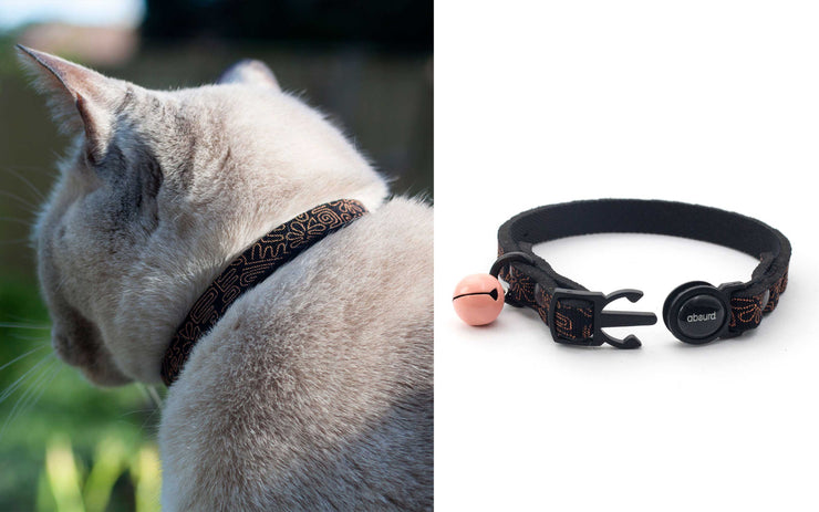 Upcycled Neoprene Breakaway Cat Collar