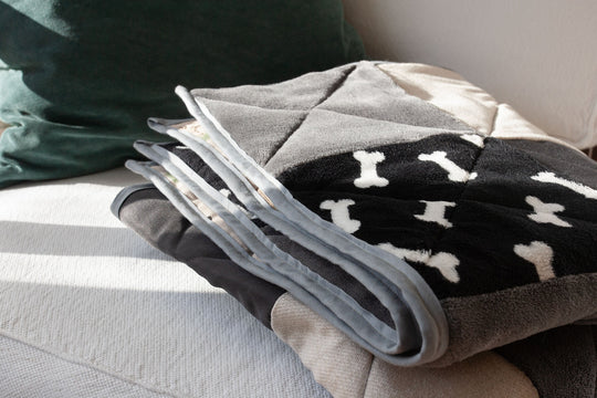 Dog Memory Quilt Handmade Using Treasured Possessions