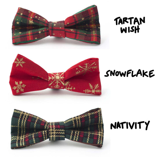Christmas Dog Bows