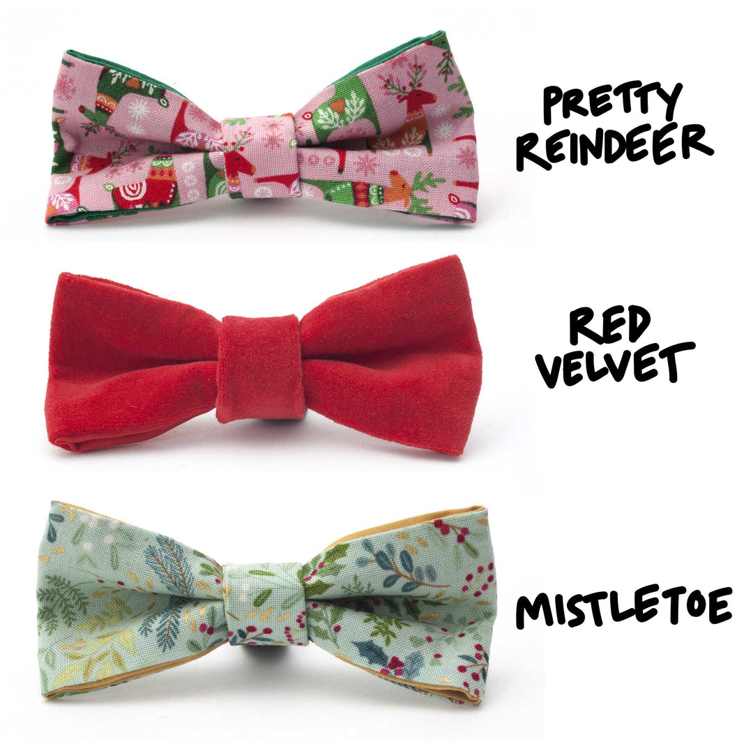 Christmas Dog Bows