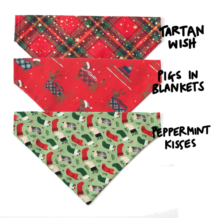 Christmas Dog Collar Bandanas
