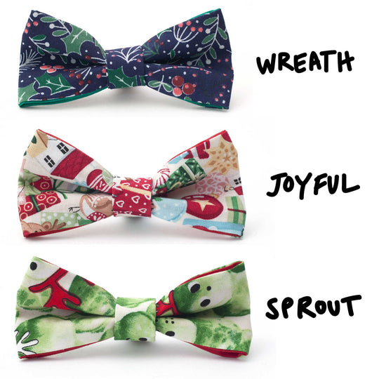 Christmas Dog Bows