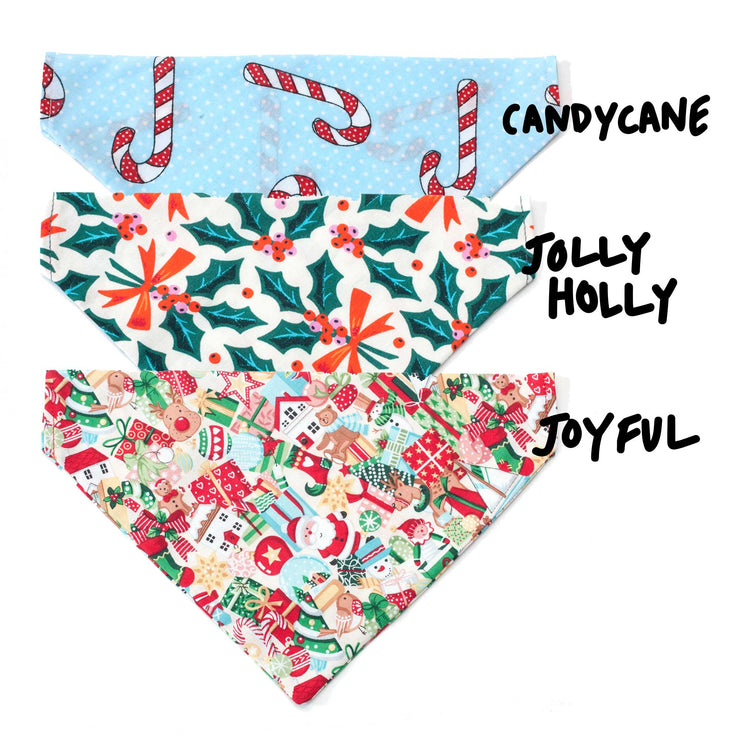 Christmas Dog Collar Bandanas