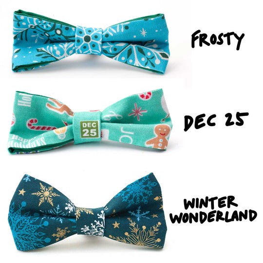 Christmas Dog Bows