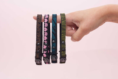 Upcycled Neoprene Breakaway Cat Collar