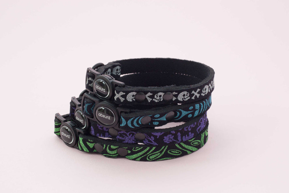Upcycled Neoprene Safety Breakaway Cat Collar