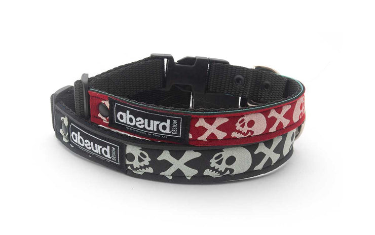 Neoprene Dog Collar: Pirate