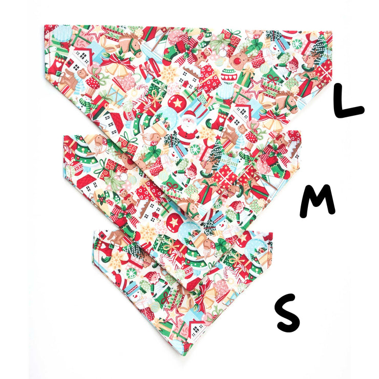 Christmas Dog Collar Bandanas