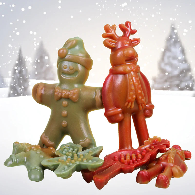 Xmas Veggie Dog Treats: Ginger &amp; Dasher Limited Edition