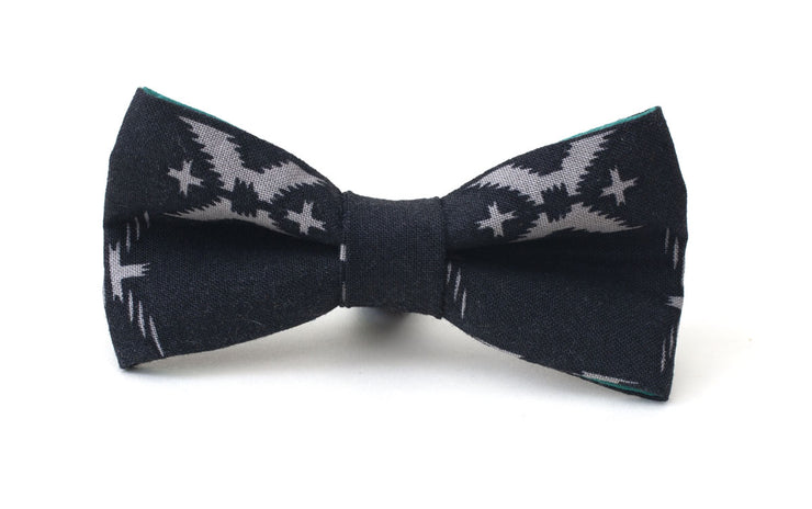 black stylish fabric dog bow