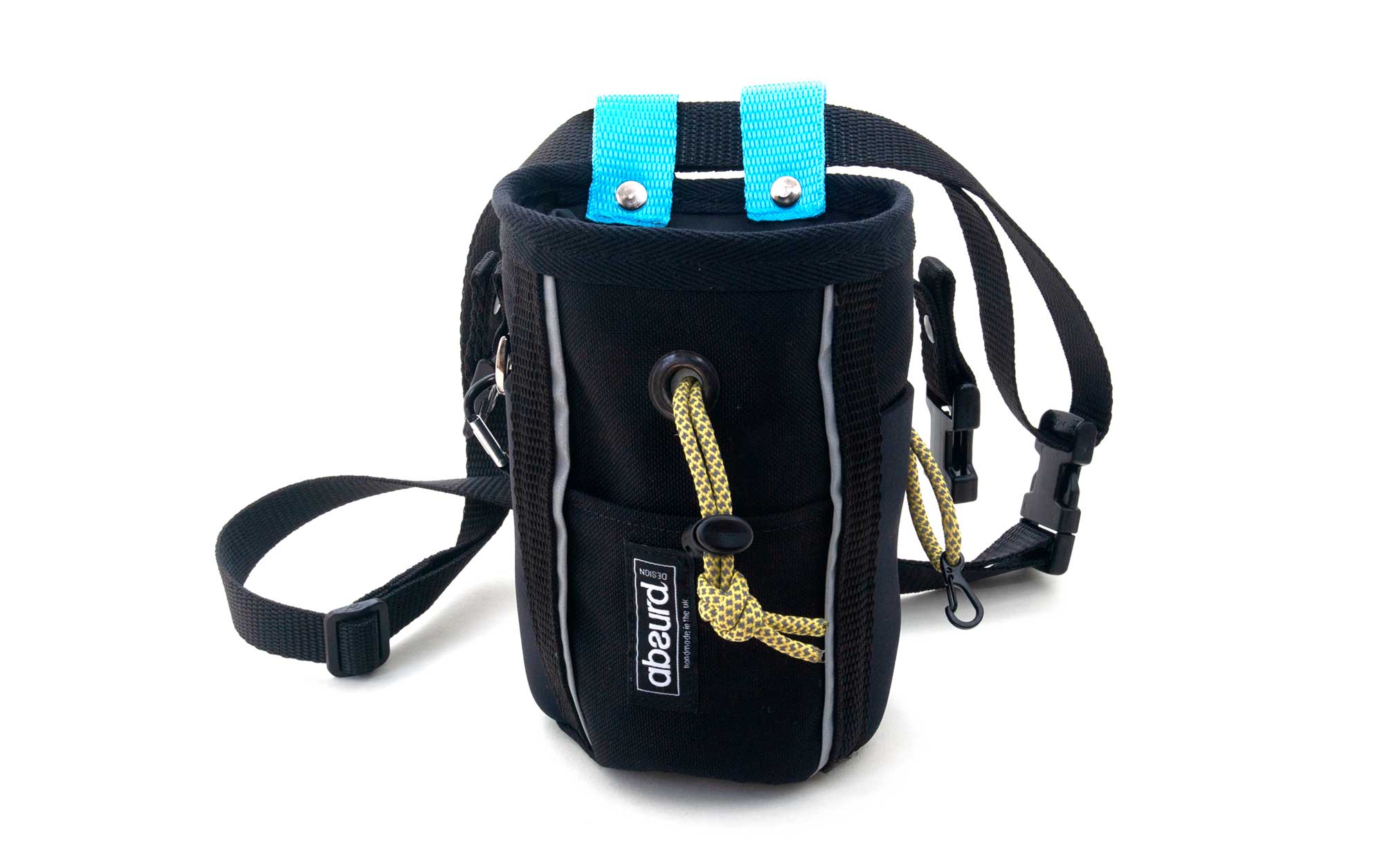 Dog Training Treat Pouch | Dog Walking Bag : Black - Absurd Design