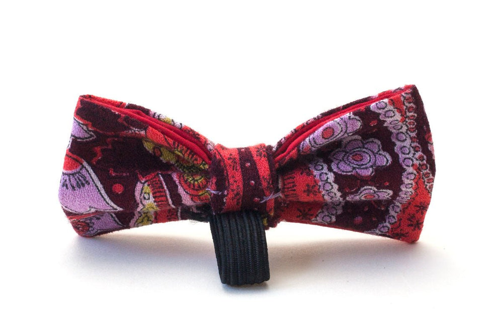 Fabric Dog Dickie Bow: Boho - Absurd Design