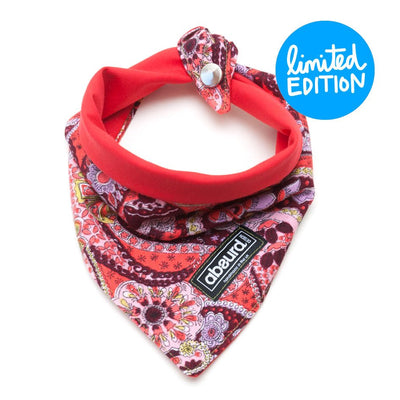 Reversible cotton fabric dog bandana