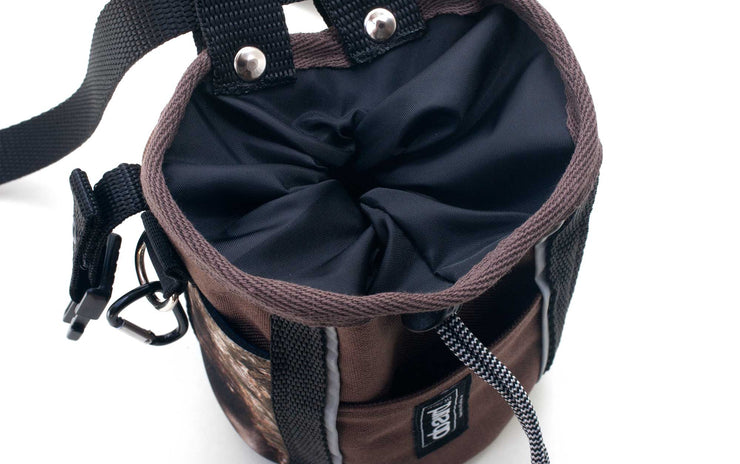 Dog Training Treat Pouch | Dog Walking Bag : Brown - Absurd Design