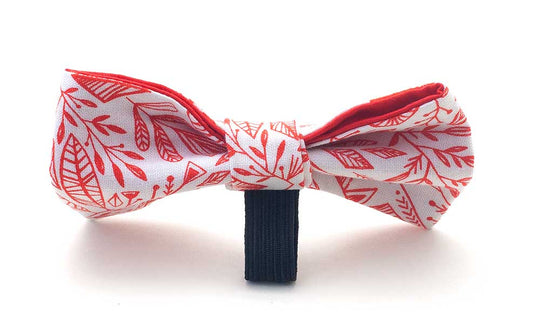 Christmas Fabric Bow : EggNog