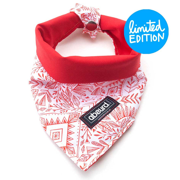 Christmas Fun Dog Bandana: EggNog