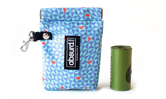 Dog Poop Bag Holder & Dog Treat Bag: Geo - Absurd Design