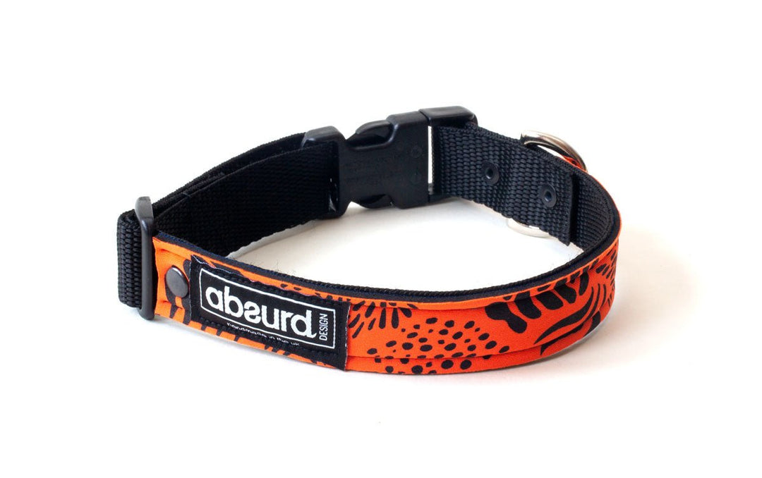 Neoprene Dog Collar: Hazard - Absurd Design 