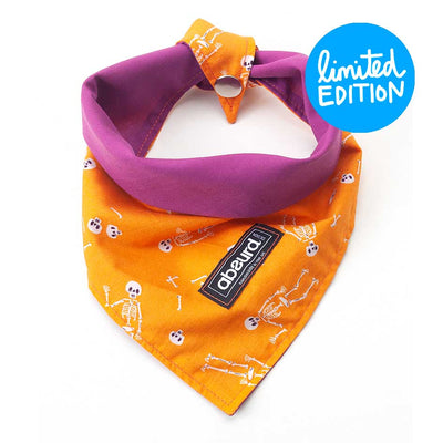 Halloween Dog Bandana: LazyBones - Absurd Design