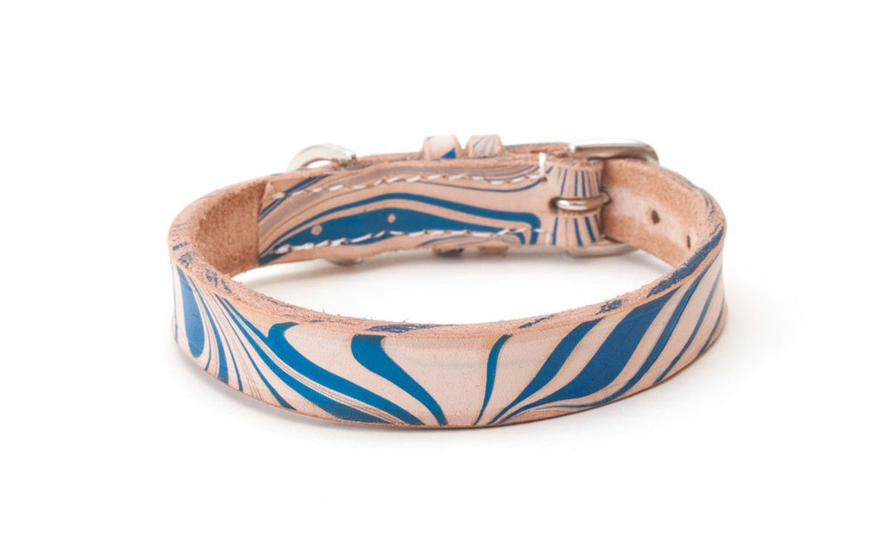 Leather Dog Collar: Siren - Absurd Design 