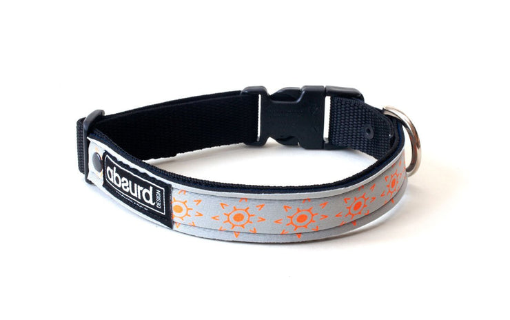 Neoprene Dog Collar: Sun God - Absurd Design