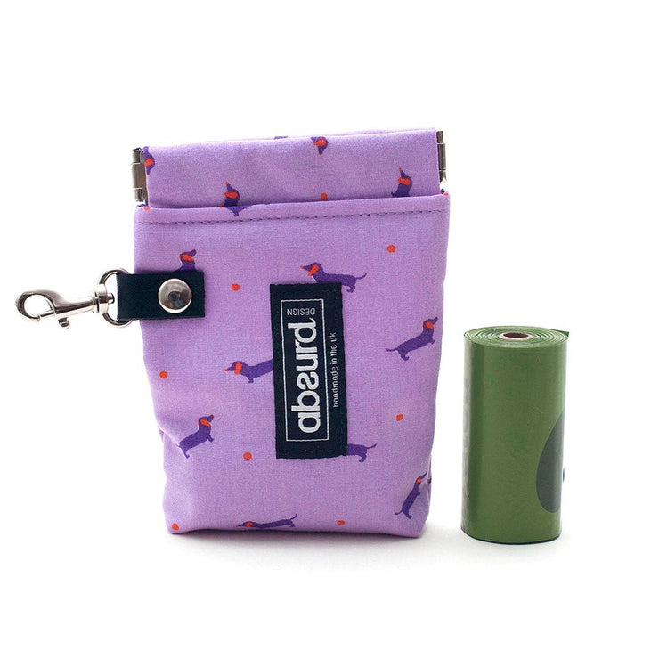 FETCH.IT Compostable Poo Bags (60 Bags) + Absurd Design Fabric Poop Bag Holder - Absurd Design