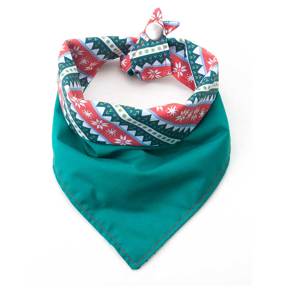 Christmas Fun Dog Bandana: Giftwrap - Absurd Design