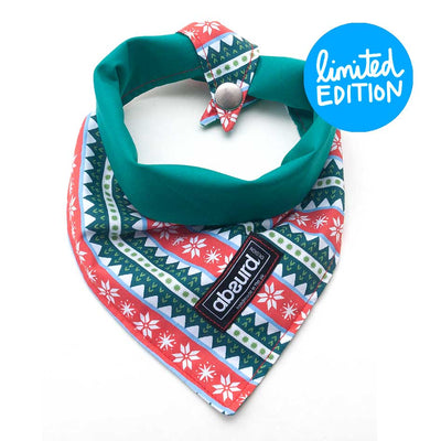 Christmas Fun Dog Bandana: Giftwrap - Absurd Design