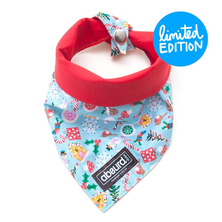 Christmas Dog Bandana: Merry Christmas - Absurd Design