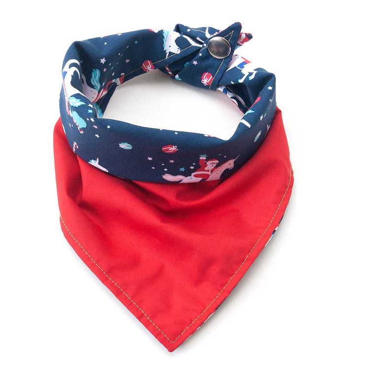 Christmas Fun Dog Bandana: Mystic Santa - Absurd Design