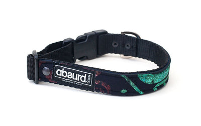 Neoprene Dog Collar: Haida Gwaii | Retro - Absurd Design