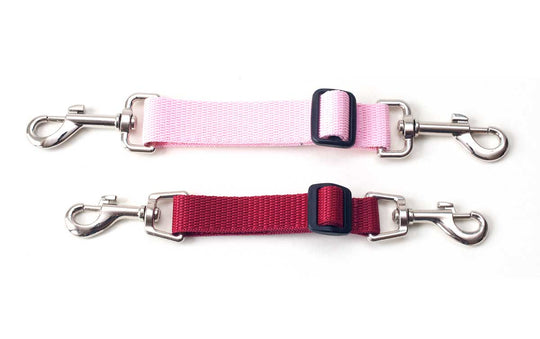 Harness to Dog Collar Safety Clip | Webbing | Available in 2 Widths - Absurd Design