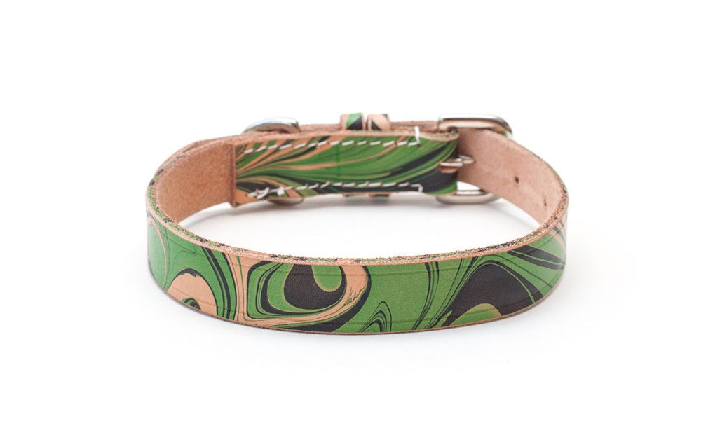 Leather Dog Collar: Sleepyhead - Absurd Design