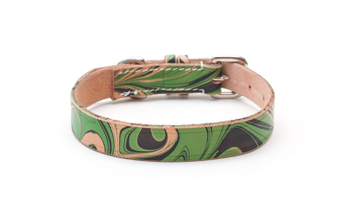 Leather Dog Collar: Sleepyhead - Absurd Design