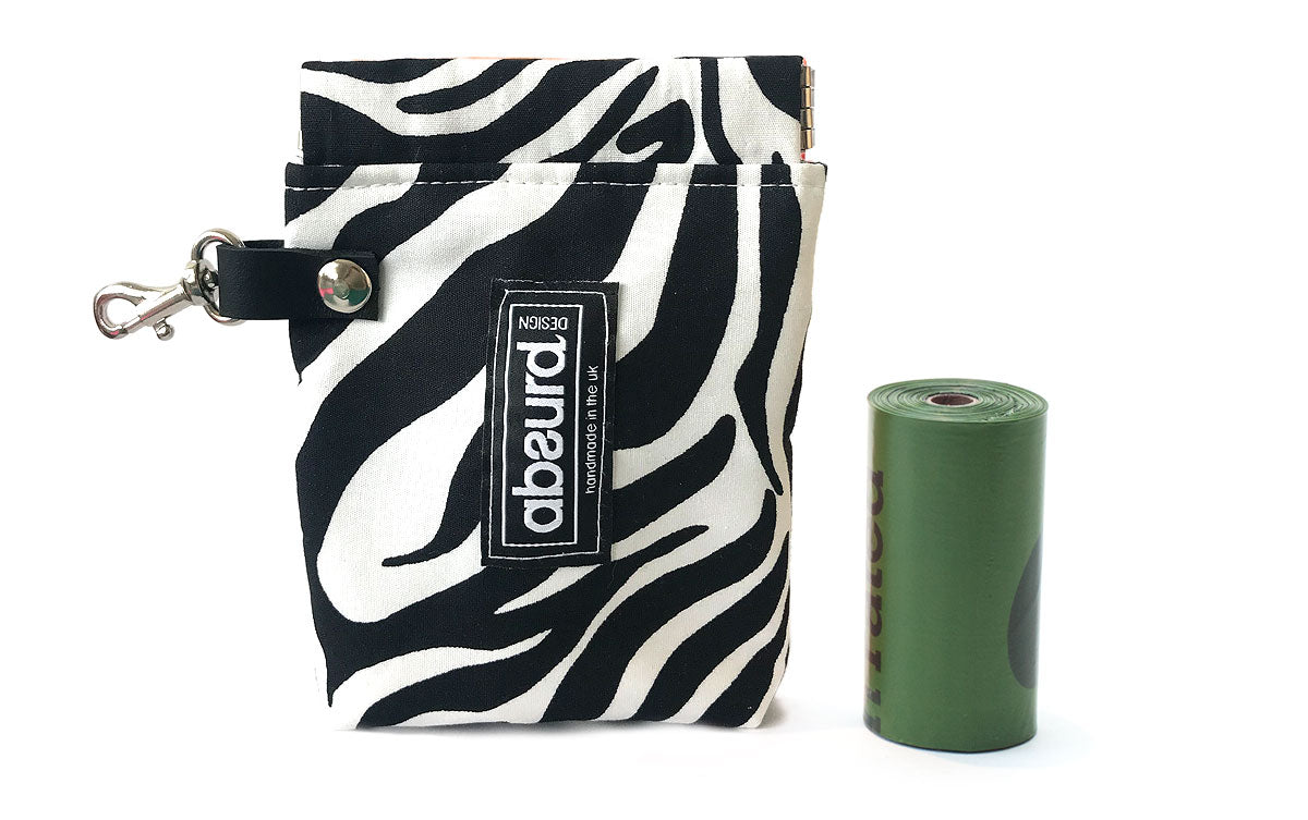 Dog Poop Bag Holder & Dog Treat Bag: Sahara - Absurd Design 